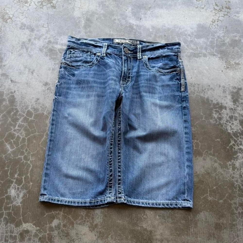 BKE Buckle Carter Denim jean shorts light wash 32